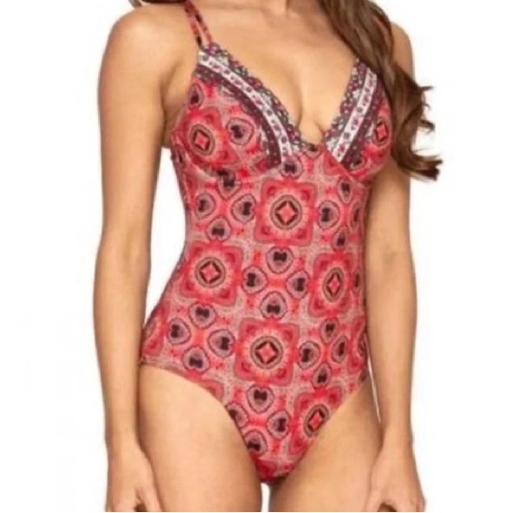 Jets Australia by Jessika Allen Vibrant Arabian Spice 1 pc bathing suit, US Sz 6